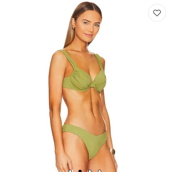 WeWoreWhat - Claudia Bikini Top & Delilah Bottom in Color Fern - Picture 3 of 4